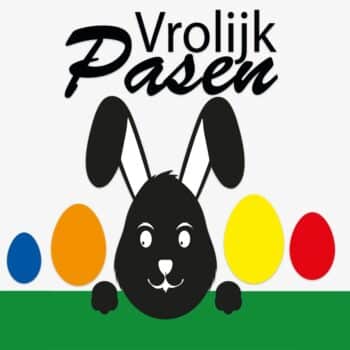 StormIT-Design raamsticker vrolijk pasen