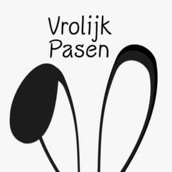 StormIT-Design raamsticker vrolijk pasen