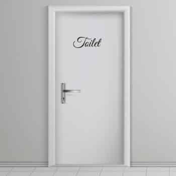 deursticker toilet