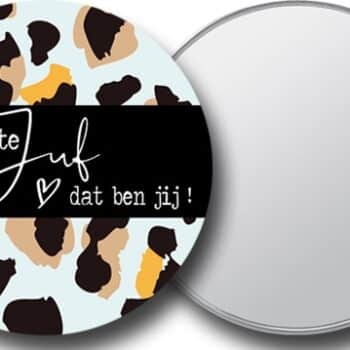 StormIT-Design Spiegeltje Juf blauw