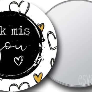 StormIT-Design Spiegeltje ik mis je