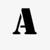 Losse plakletter A-Stencil 2 plakletters