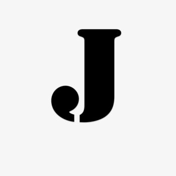 Losse plakletter J-Stencil