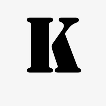 Losse plakletter K-Stencil