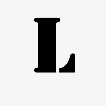 Losse plakletter L-Stencil