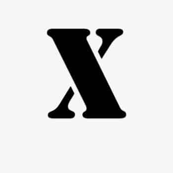 Losse plakletter X-Stencil