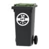 Sticker container diverse varianten 13 stormit container sticker golfcirkel gft 1