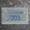 Glazen naambord E31 PlakHet