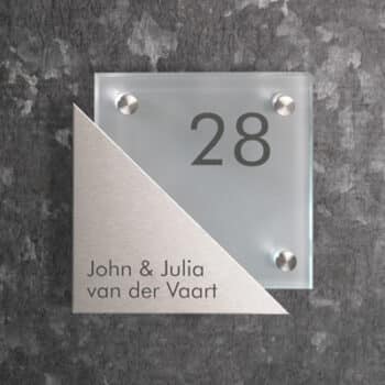 Matglas naambord R3 PlakHet