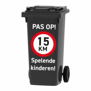 Pas op spelende kinderen kliko sticker