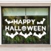 Halloween letters raamsticker