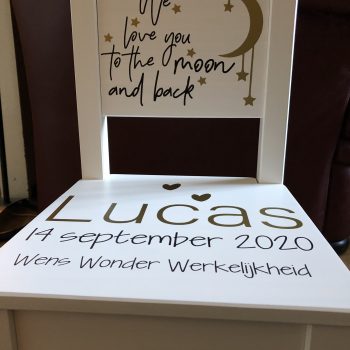 StormIT-Design Geboortestoeltje vanaf kaartje Lucas