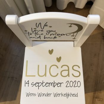 StormIT-Design Geboortestoeltje vanaf kaartje Lucas