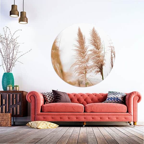 StormIT-Design Muurcirkel Pampusgras