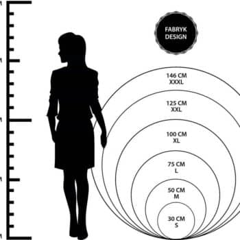 a silhouette of a woman standing next to a measuring scale
