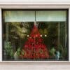 Raamsticker Kerst | Kerstboom Merry Christmas 3 Kerstboom Merry christmas tekst