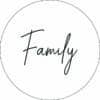 Muurcirkel Family wit 2 StormIT-Design Muurcirkel Family wit