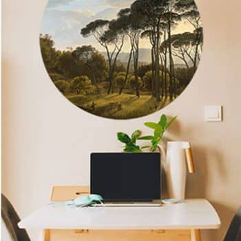 StormIT-Design Muurcirkel Bos-sfeer