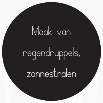 Muurcirkel zonnestralen zwart