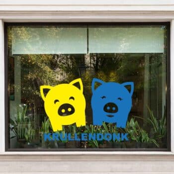Raamsticker Carnaval Krullendonk