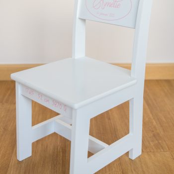 StormIT-Design Geboortestoel met naam en geboortegegevens 3