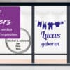 Raamstickers als decoratie 4 PLAKHET Stickers, naamborden en muurcirkels, Gepersonaliseerde Cadeaus, Geboortestickers , nu ook rompers met naam en container stickers! Scoor nu!