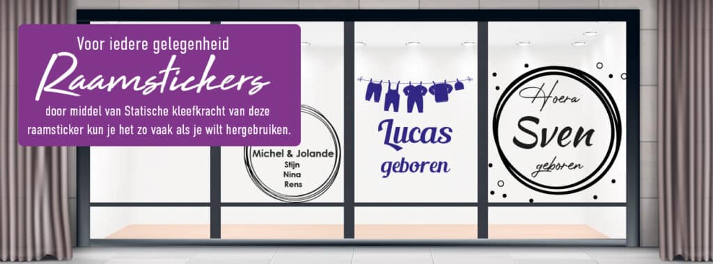 PLAKHET Stickers, naamborden en muurcirkels, Gepersonaliseerde Cadeaus, Geboortestickers , nu ook rompers met naam en container stickers! Scoor nu!