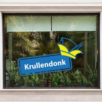 Plaatsnaambord met steek