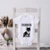 ROMPER Wolf met naam 2 ROMPER Wolf met naam PlakHet
