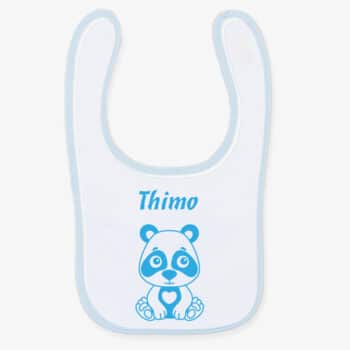 Slabbetje Wasbeer met naam PlakHet