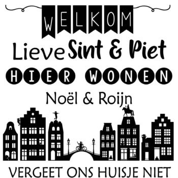 Sinterklaas hier woont PlakHet