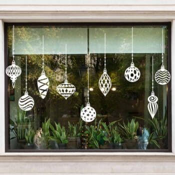 Kerstballen met sterren