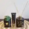 Set potje, handlotion en huisparfumfles 4 Set potje, handlotion en huisparfumfles PlakHet