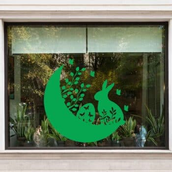 Paashaas in halve maan