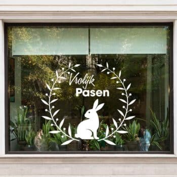 cirkel vrolijk pasen paashaas