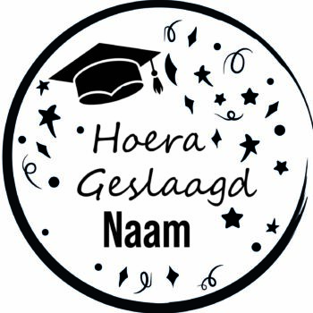 Hoera geslaagd Cirkel naam