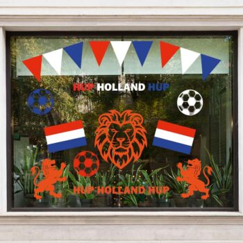WK 2026 raamsticker set