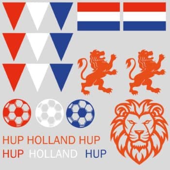 WK 2026 raamsticker set