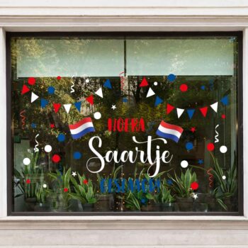 Hoera geslaagd HERBRUIKBAAR Saartje 120 x 75