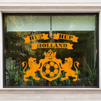 Hup Holland Hup Schild met Leeuwen