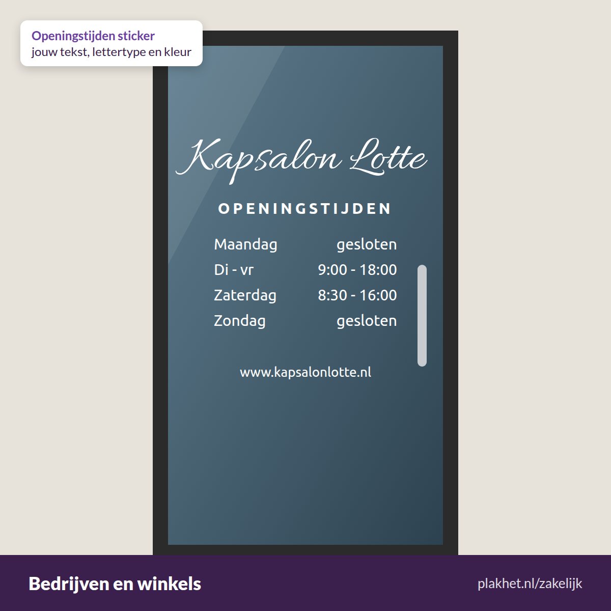 Bedrijven en winkels - Plakhet.nl