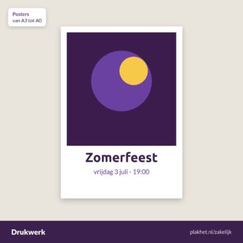 Posters laten drukken
