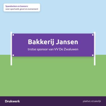 Spandoeken en banners laten drukken