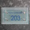 Glazen naambord E31 PlakHet