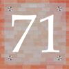 Glazen naambord H12 helder glas PlakHet