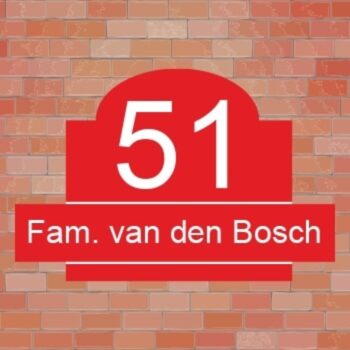Kunststof Naambord K321 PlakHet