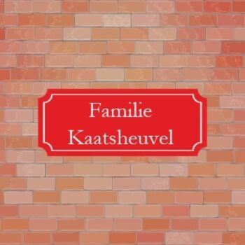 Naambord K332 PlakHet