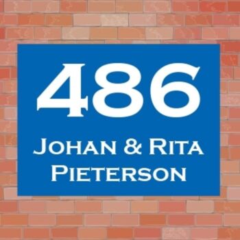 Kunststof naambord K335 - naambord K335