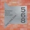 PlakHet Glazen Naambord-T38