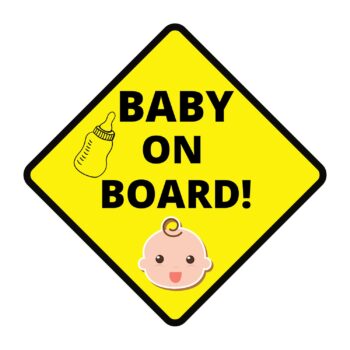 Baby on board sticker ontwerp